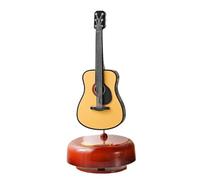 Decorative musical instrument models Rotating Violin Music Box Guitar Musical Instrument Music Box Pipa Model Office Living Room Creative Ornaments(B)