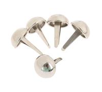 Decorative nail 100Pcs Silver Round Dome Head Upholstery Nails Thumb Pins Furniture Decorative Thumbtacks(12x19mm)