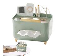 Decorative Napkin Dispenser Organizer - Exquisite Pattern Container, Sturdy Paper Organizer with Bottom, Home Decorative Cover, Multi Holder Unit