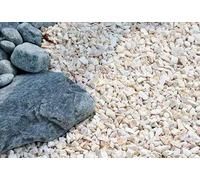 Decorative Natural Marble Cappuccino 8-16mm | Cream Chippings Pebbles Gravel Stones | Garden Landscaping & Home Decoration (10 Kilograms)