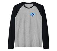 Decorative Nazar Protection is Boho Art Design of Evil Eye Raglan Baseball Tee