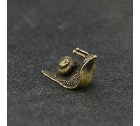 Decorative Object for Home Creative Arts Cute Mini Vintage Brass Snail Animal Statue Incense Holder Props Home Office Desk Decoration Ornament Toy Gift Art collection