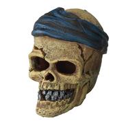 Decorative object pirate skull with swords Aqua Della