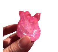 Decorative Ornaments Crystal Cluster Rose Flame Halo Quartz Crystal Cluster