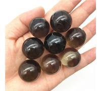 Decorative Ornaments Quartz Ball Crystal Citrine Sphere Ball Stone Minerals (Size : 1pc)