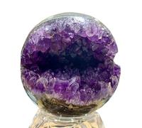 Decorative Ornaments Ruby in Zoisite Gemstone Crystal Sphere Ball (Size : 350-400g)