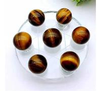 Decorative Ornaments Tiger Eye Stone Crystal Ball Seven-Star Array Bracket Set Home Decoration
