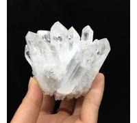 Decorative Ornaments White Phantom Quartz Crystal Cluster ore Home Decoration Crafts specimens (Size : 800-1000g) Gemstone Stone