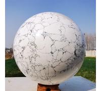 Decorative Ornaments White Sphere Quartz Crystal Ball (Size : 1500-1600g)