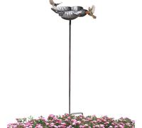Decorative Outdoor Bird Bath, Garden Bird Feeder for Hummingbirds with a Water Bowl, Water Drinker for the Garden, Patio, Yard, Lawn and Nature Lovers