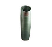 Decorative Outdoor Ceramic Floor Standing Wash Basin with Faucet and Drain Garden Bathroom Pedestal Sink Vintage