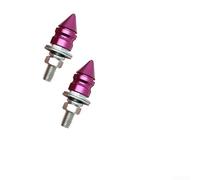 Decorative Pagoda for m6 Screws for Vehicle License Plates Decorative(Purple)