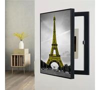 Decorative Painting Counter Cover for Electric Meter | Fuse Box Decorative Cabinet, Indoor Home Decor | Wall Mounted Electrical Panel Cover with Style for Home Indoor Use, 40x50cm to the left