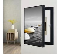 Decorative Painting Counter Cover for Electric Meter | Fuse Box Decorative Cabinet, Indoor Home Decor | Wall Mounted Electrical Panel Cover with Style for Home Indoor Use, 40x50cm to the left