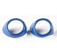 Decorative Panel A-Pillar Speaker Decoration Shell Horns Frame Cover Decorative Stickers For For Mustang 2015 2016 2017 2018(Blue)