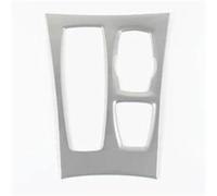 Decorative Panel Car Interior Console Multimedia Gearshift Panel Frame Decoration Stickers For BMW X5 X6 E70 E71 2008-2014(Silver A)