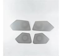 Decorative Panel For A3 8Y 2021 Stainless Steel Car Door Audio Speakers Frame Cover Stereo Loudpeaker Interior Decoration Stickers(Silver)