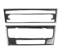 Decorative Panel For BMW Series 3 E90 E92 2005-2012 Dashboard Radio CD Air Panel Decoration Stickers Carbon Fiber Car Interior(C)