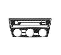 Decorative Panel for BMW X3 E83 2004-2010 Dashboard Cd Radio and Air Panel Decoration Carbon Fiber Car Interior Decorative Stickers(A Set Black)
