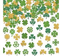 Decorative Paper Confettis For Irish Festival Holiday Party Home Desk Decoration Four Leaf Clovers Table Scatters Decorative Paper Confettis
