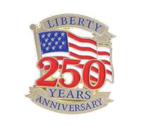 Decorative Patriotic Lapel Brooch Pin Americans Flag Themed Anniversary Alloy Accessory for Jackets Hats Bags Patriotic Lapel Badge Vintage Alloy Accessory Coat Pin