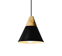 Decorative Pendant Lamp, Dining Room Hanging Wood Art Metal, Cafe E27 Base Ceiling Lighting Fixture, Creative Personality Macaron LED Droplight, for Cafe,