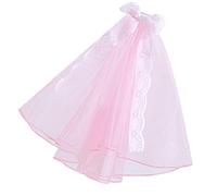 Decorative Pet Veil Dog Cats Headgear Bride Costume Bow Lace Wedding Dog Hair Clip Cute Cats Accessories