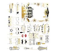 Decorative Photo Booth Accessory Graduation Season Decoration Photography Props For Parties Elegant Paper Picture Frame Party Accessories