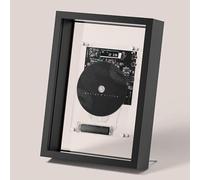 Decorative Photo Frame & Wall Mountable CD Player with Bluetooth & AUX | Decorative Wall-Mountable CD Player, Bluetooth & AUX Output, Remote Control for Home Gallery and Office Decor