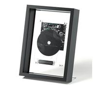 Decorative Photo Frame with Bluetooth and Aux Output, Dust Cover for Wall Decor in Home, Office, or Corridor