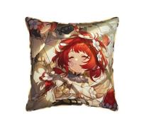 Decorative Pillow Cover Honkai Star Rail Cute Print Velvet Throw Pillow Covers,40丨45丨50cm Square Cushion Cover,No Pillow Inside