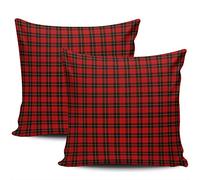 Decorative Pillow Covers Yellow Wallace Clan Tartan Classic Red And Black Plaid Throw Pillow Cover Super Soft Pillow Case Classic Home Decor Pillow Cover For Livingroom Home DéCor Couch 45X45Cm
