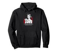 Decorative Pillow Level Apathy - 1950s Sarcasm Meme Pullover Hoodie