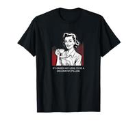 Decorative Pillow Level Apathy - 1950s Sarcasm Meme T-Shirt