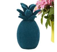 Decorative Pineapple Statue | Velvet Effect Table Decoration 23.5cm | Collectible Figures | for Shelf Fireplace Office Living Room Parties Home Decoration