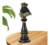 Decorative Plan Chess Statues - Modern Table Figurine, Decorative Chess Ornament | Classic Display for Knight Sculptures, Home Shelf Symbol, Elegant Design By An E