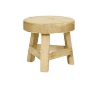 Decorative Plant Stand Small Round Plant Stool, Portable Flower Pot Display Shelf With Moisture Resistant Finish, Plants Holder For Living Room Bathroom Farmhouse Patio Balcony For Plants Enthusiasts