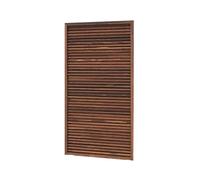 Decorative Plant Support Frame - Freestanding Garden Border Fence, Easy Assembly Patio Divider, Outdoor Backyard Décor (A-Brown, 90x150cm)