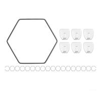 Decorative Plant Support Kit 18 Hexagonal Rings for a Beautiful For Climbing Path in Your Garden