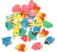 Decorative Plastic Fake Fish for Aquarium - 25pcs Small Aquarium Decorations, Random Style