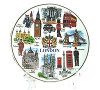 Decorative Plates Fine Porcelain with London Popular Scenes and Icons - London Collectable Souvenir