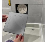 Decorative Plumbing Access Panel ABS Plastic, Self-adhesive Inspection Hatch Removable Opening Cover Plate, Universal Revision Hole Cover(Gray,225x225 mm/8.9x8.9 in)