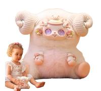 Decorative Plush Doll - Cartoon Animal Doll, Perfect for Sofas | Cute and Expressive Accessory, Ideal for Rooms, Cushions That Add Fun and Colour to Decoration