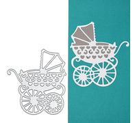 Decorative Pram Metal Cutting Die, Baby, New Born, Card Making, Scrapbooking, Paper Crafts C8