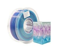 Decorative Printer Filament 1.75mm 1kg Spool, Crystal Translucent Reel for Prototype Models, Desktop Printing Projects