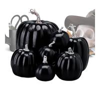 Decorative Pumpkins - Thanksgiving Decoration Set | Various Sizes Pumpkins Harvest Decor | Pumpkins Artificial Fake Pumpkins Autumn Decorations for Table Coat in the Kitchen