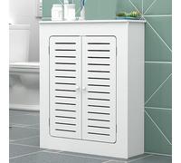 Decorative Radiator Cover CabinetVented Heating Protector PVC 70x70x15cmStylish Home Heater Shelf Hide Pipes Safe Steam Vent ClutterFree Solution