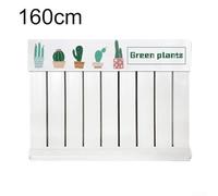 Decorative radiator dust cover cloth with dust and smoke protection, designed for vertical radiators using soft plush fabric and elegant floral digital prints (160cm)