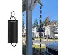 Decorative Rainwater Collection Chain for Pergolas, Gazebos, and Patios - Easy Installation Metal Downpipe