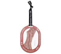Decorative Rearview Mirror Pendant - Lasting Refreshing Scent Car Wood | Evenly Dispersing Fragrance View Mirrors Accessories | Oval Hanging Freshener for Freshening Effect
